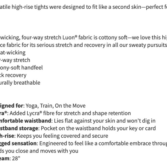 Lululemon Wunder Under High-Rise Tight 28" Variegated Black Dark Slate - Picture 6 of 9